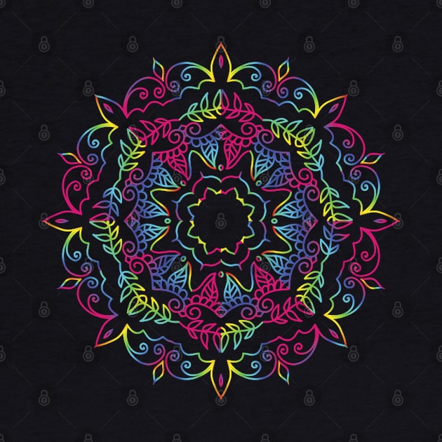 Mandala Rainbow 02585 by krakkor